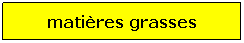 Zone de Texte: matires grasses
